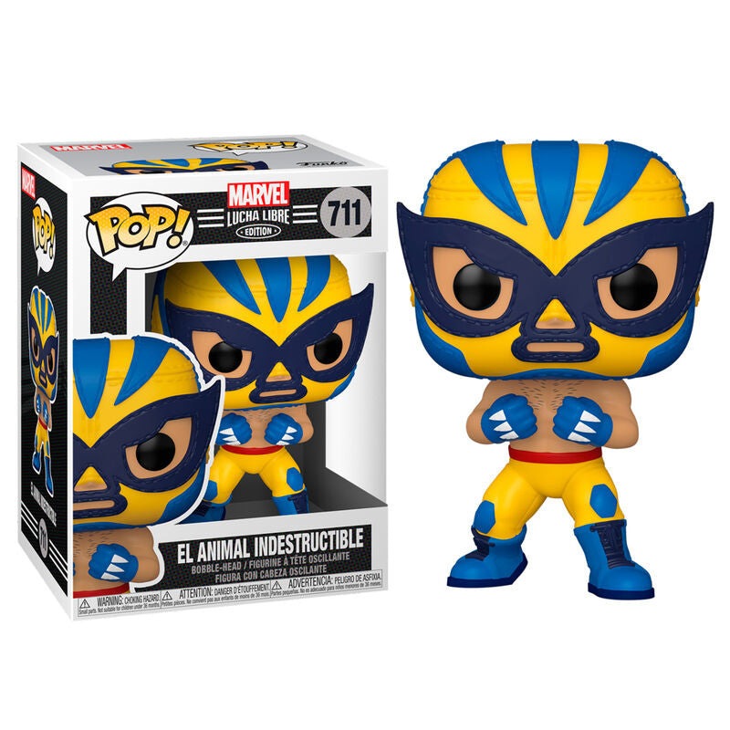 POP figure Marvel Luchadores Wolverine El Animal Indestructible